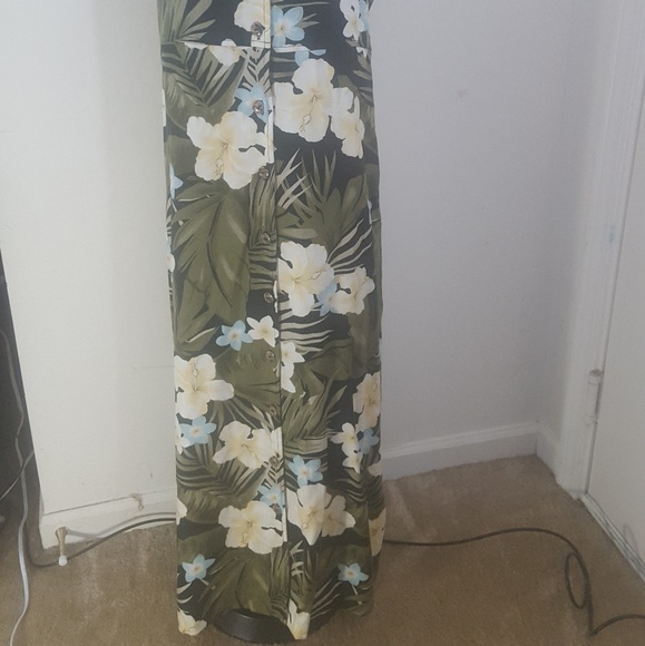 Bahama Beach VTG 90S Floral Maxi - Picture 2 of 6
